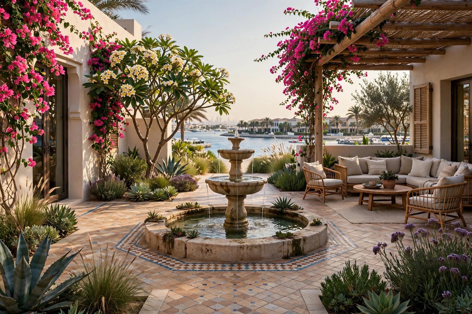 courtyard garden palm jumeirah