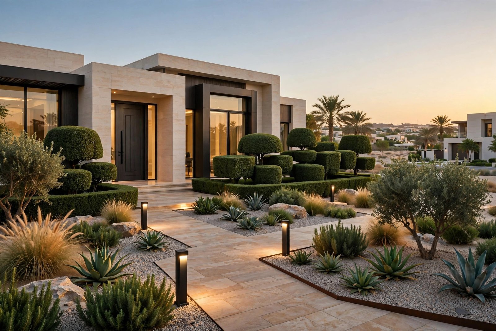 Front entrance garden