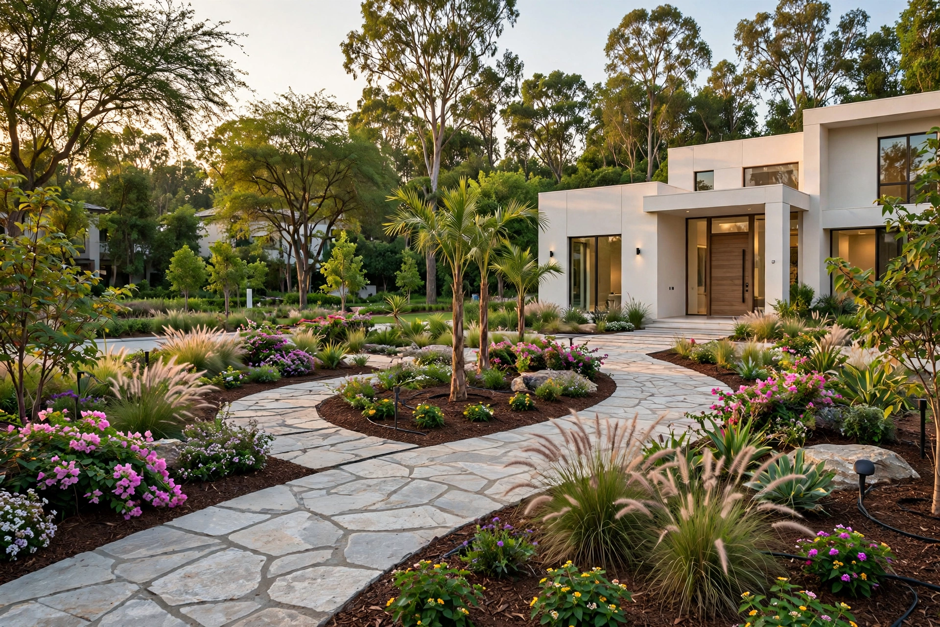 Villa landscaping in Masaar, Sharjah